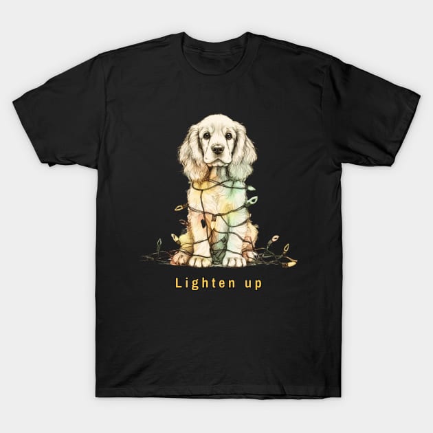 Lighten up Cocker Spaniel T-Shirt by ZogDog Pro